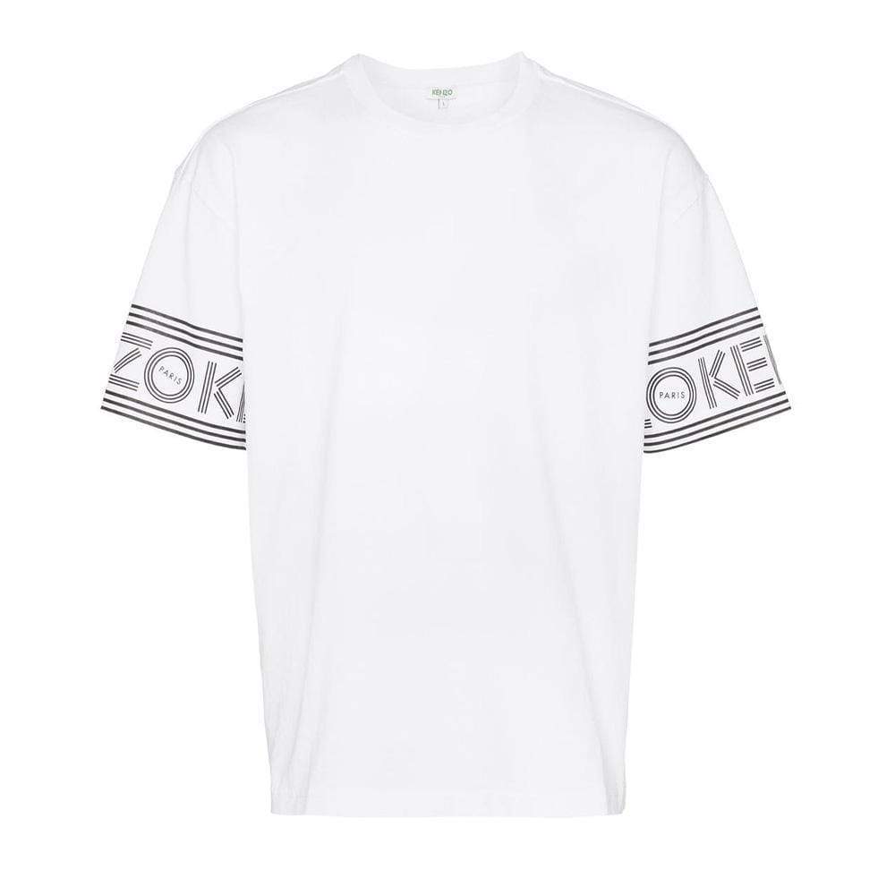 Kenzo Logo Trimmed T-Shirt "White" - Kick Game