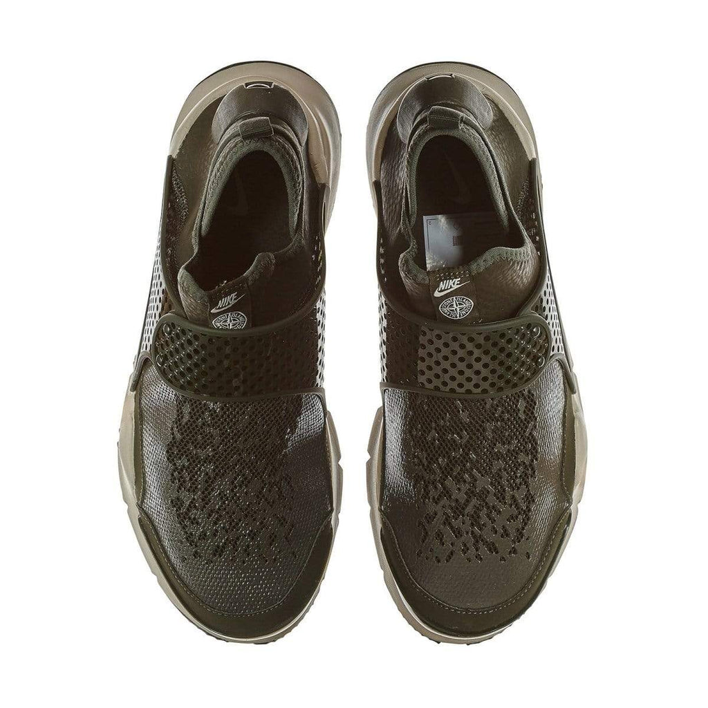 Nike x Stone Island Sock Dart Mid - Sequoia & Light Orewood - Kick Game
