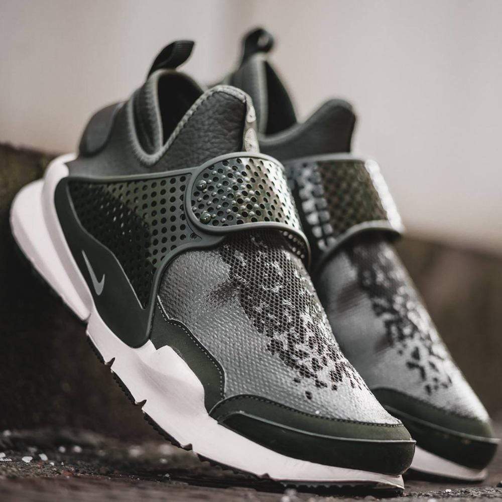 Nike x Stone Island Sock Dart Mid - Sequoia & Light Orewood - Kick Game
