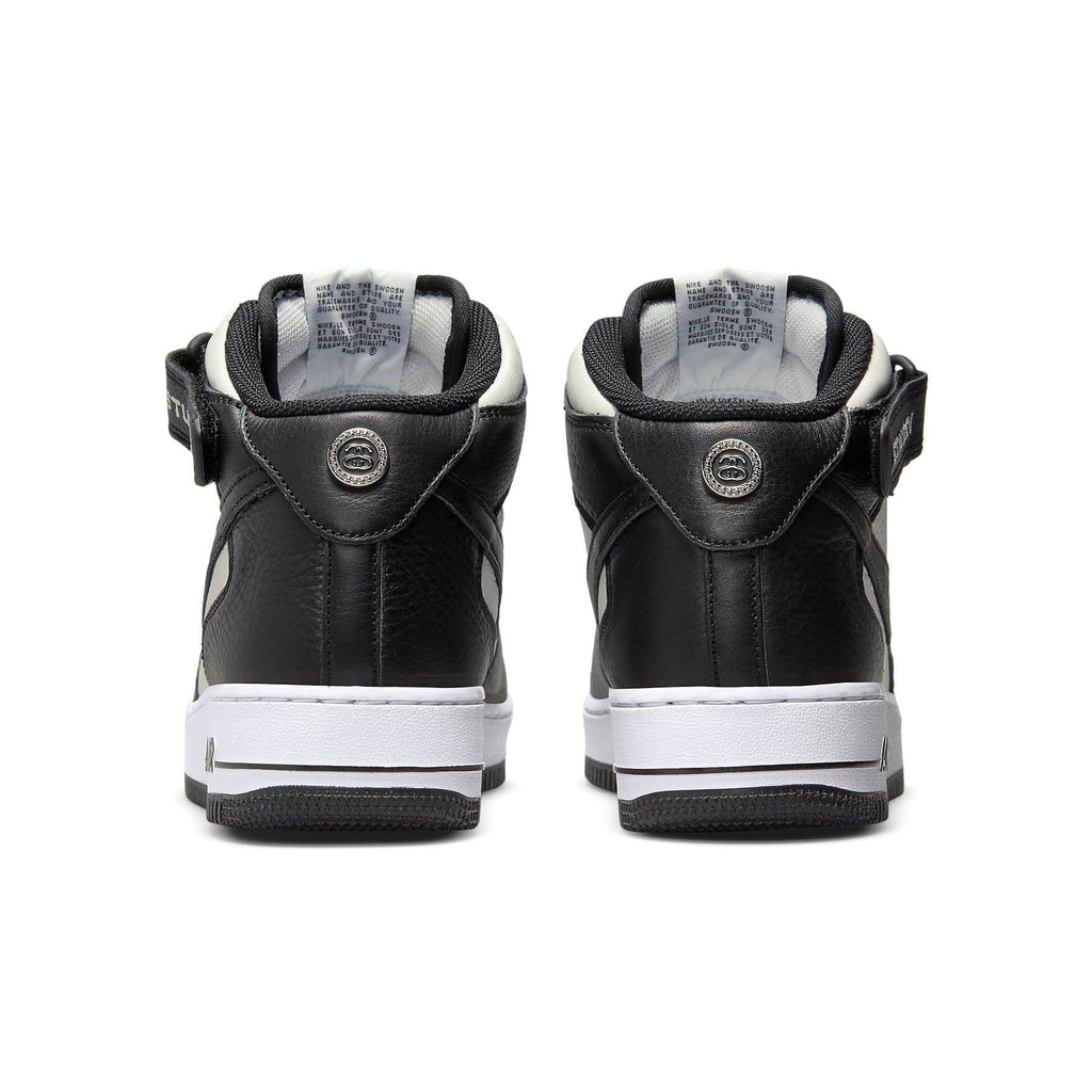 Stussy x Nike Air Force 1 Mid 'Black White' - Kick Game