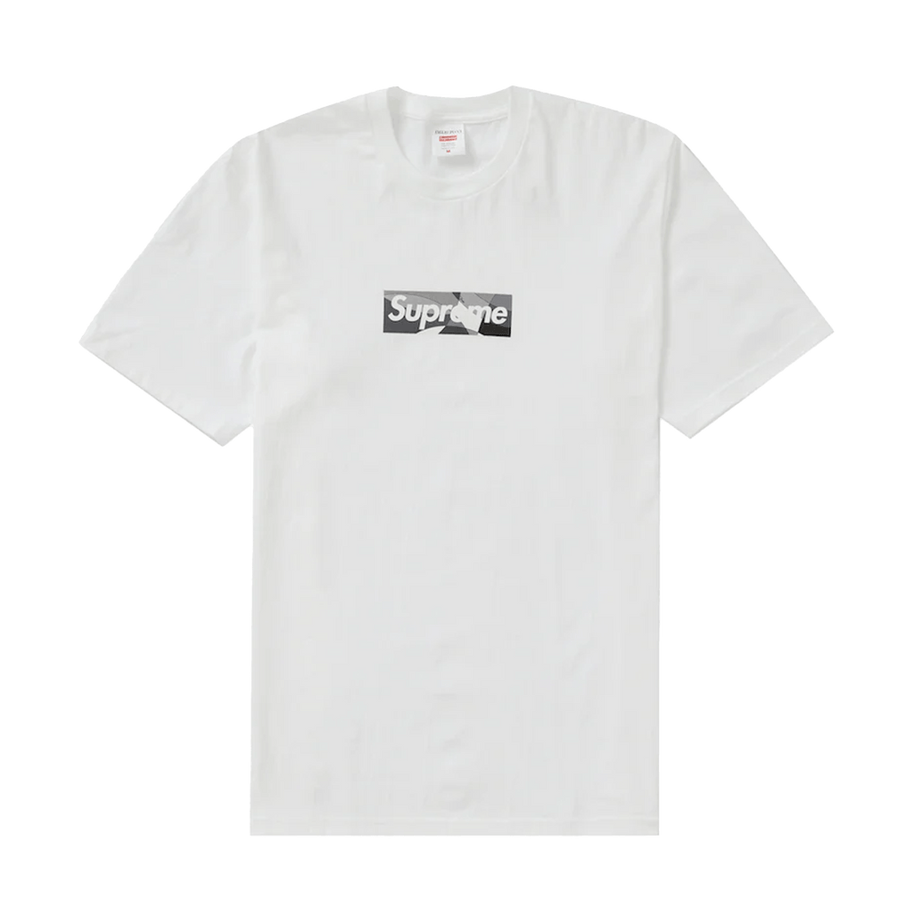 Supreme x Emilio Pucci Box Logo Tee 'White/Black' - Kick Game