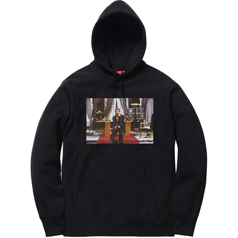 Supreme Scarface Friend Hooded Sweatshirt - Black - Kick Game