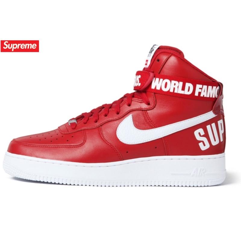 Nike Air Force 1 High Supreme SP Red - Kick Game