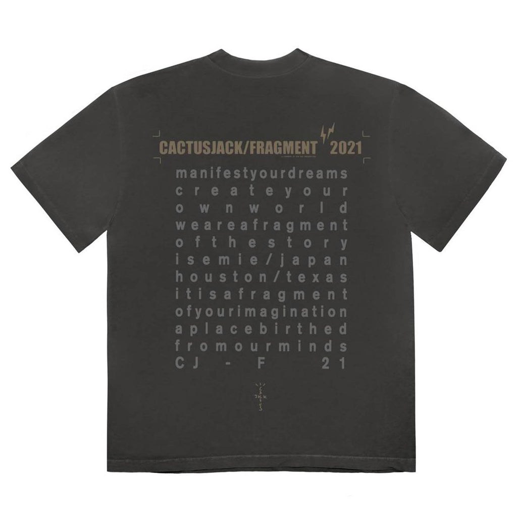 Cactus Jack by Travis Scott For Fragment Create Tee 'Black' - Kick Game
