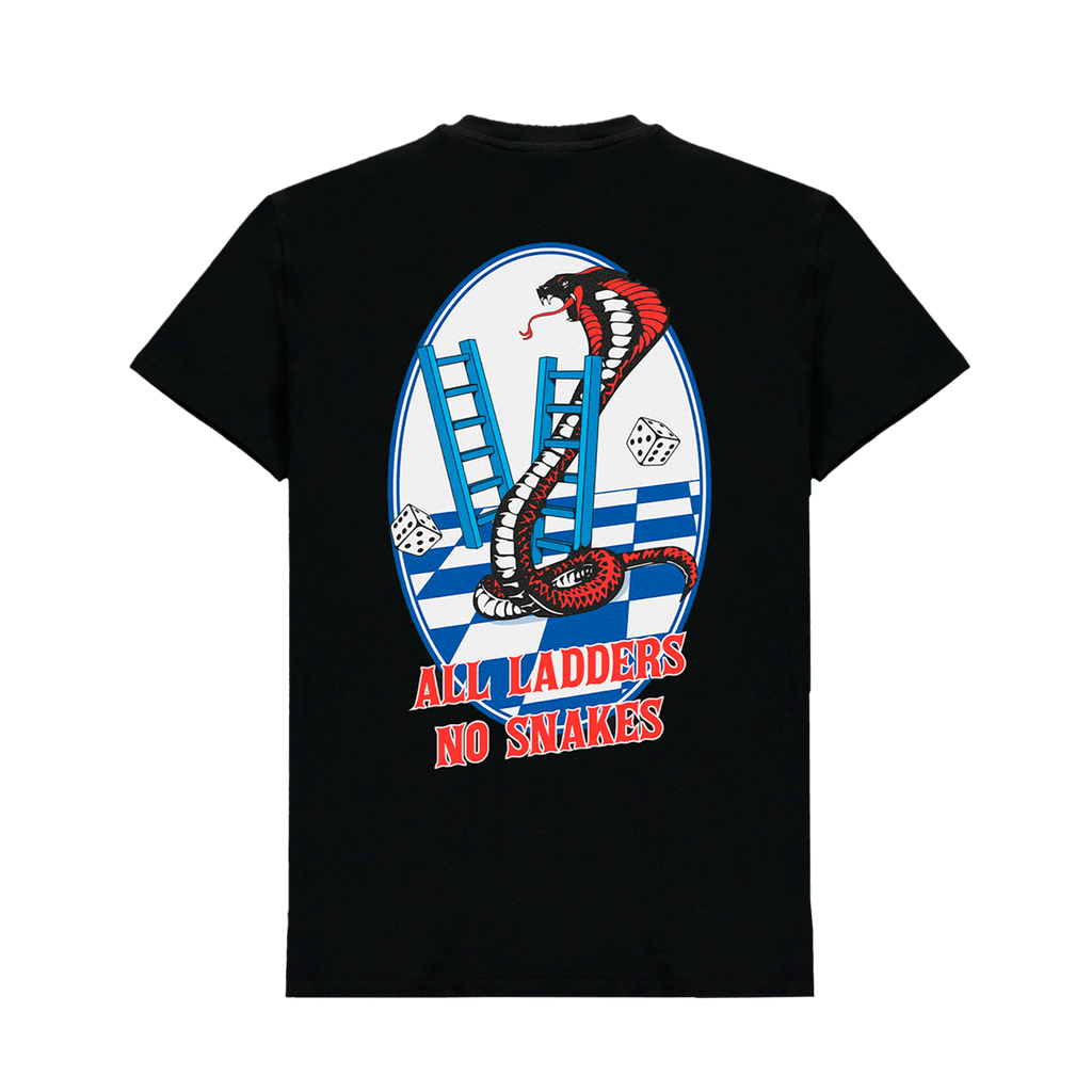 Trapstar All Ladders No Snakes Tee - Black - Kick Game