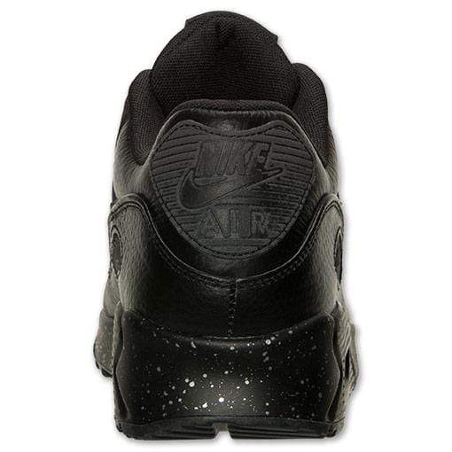 Nike Air Max 90 Premium Black-Metallic Silver - Kick Game