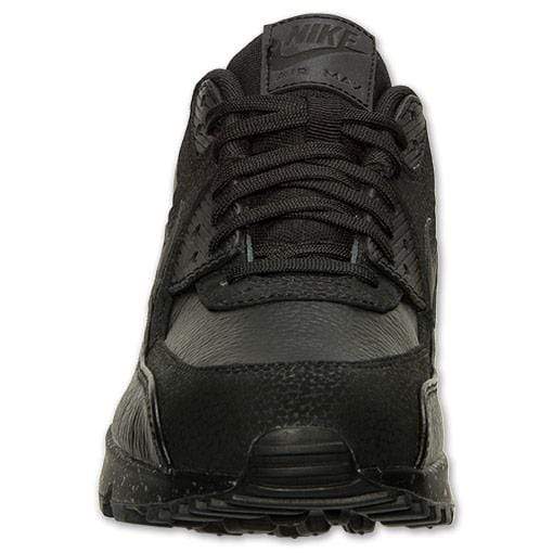 Nike Air Max 90 Premium Black-Metallic Silver - Kick Game